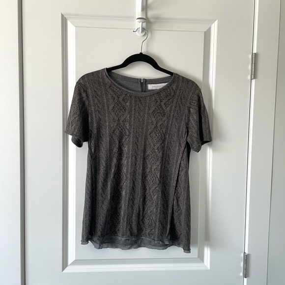 Zara Tops - ZARA COLLECTION / SNAKESKIN PRINTED T-SHIRT